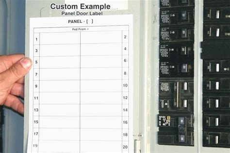 electrical box labels blank self adhesive|Gardner Bender Panel Circuit Directory in the Breaker .